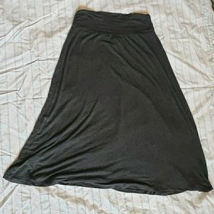 Bobeau Midi A-Line skirt